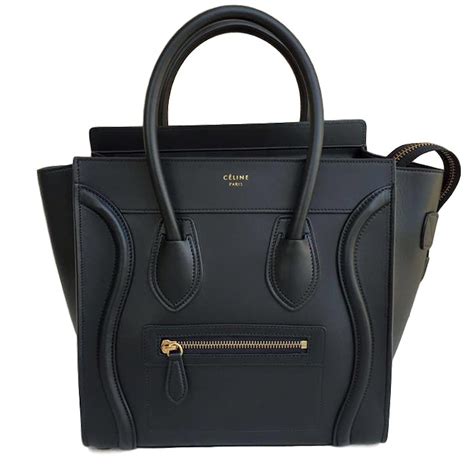 celine luggage handbag leather micro|Celine shoulder luggage tote price.